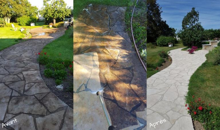 Nettoyage allée